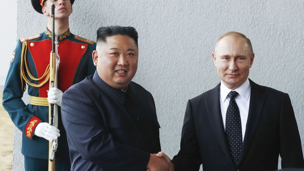 Gespräche über Atomwaffen: Erster Gipfel zwischen Putin und Kim