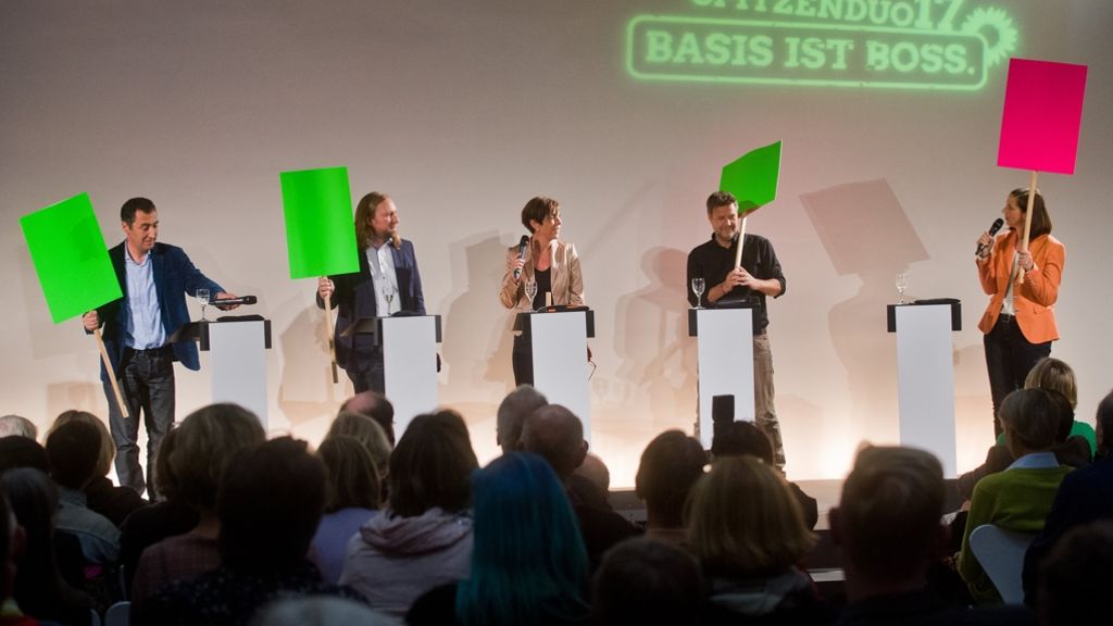 Bundestagswahl 2017: Erste Debatte der grünen Spitzenkandidaten