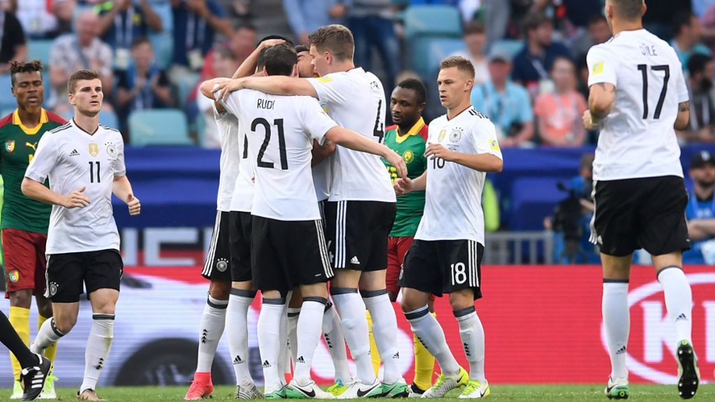 Confed-Cup: DFB-Elf nach Sieg gegen Kamerun im Halbfinale