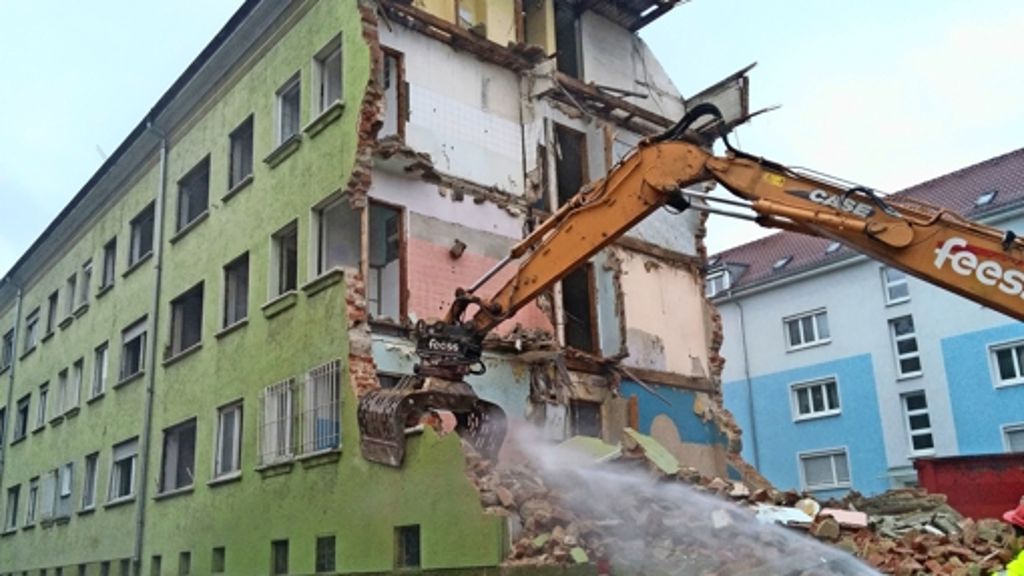 Stuttgart-Ost im Wandel: Wohnhaus an der Klingenstraße wird abgerissen