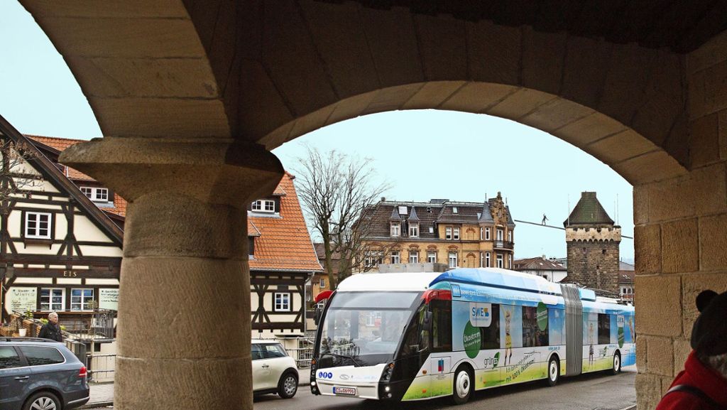 Esslinger Stadtverkehr: Hauchdünne Mehrheit für O-Bus-Ausbau