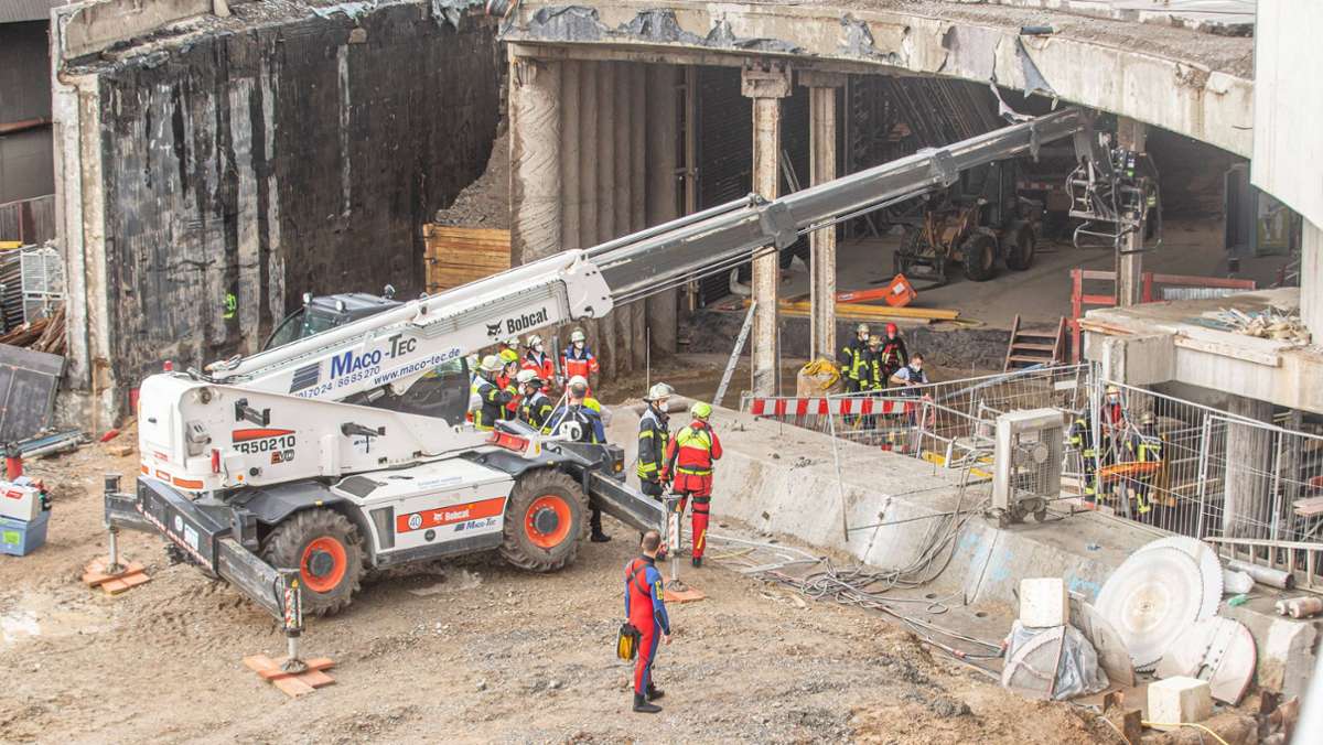 Unfall im Leuzetunnel in Stuttgart: Arbeiter können das Krankenhaus verlassen