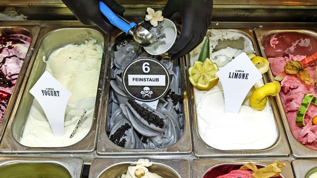 Graues Eis aus Sindelfingen: Der Geschmack von Feinstaub