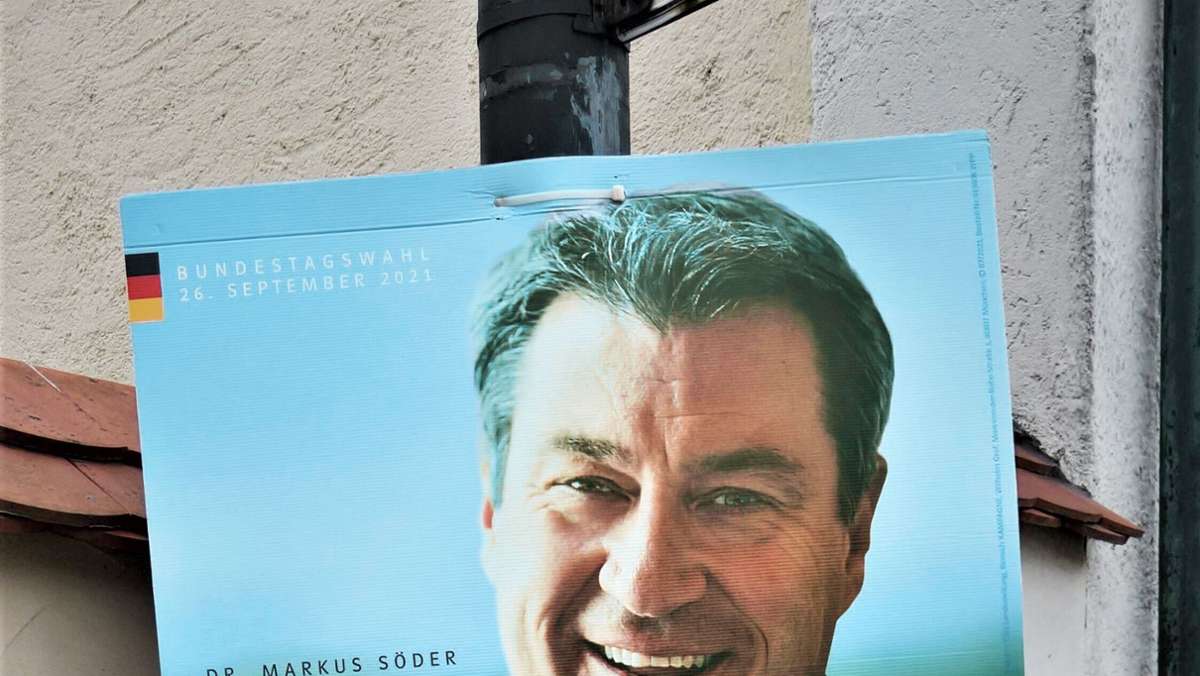 Wahlkampf mit Markus Söder in Bayern: Hoffnung auf das späte Tor