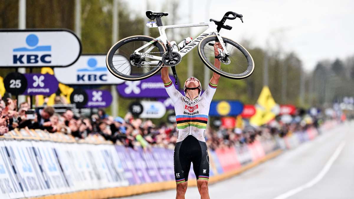 Radsport: Van der Poel ist Flandern-Rekordsieger - Politt Dritter