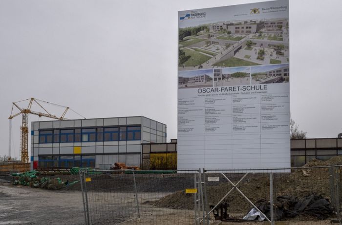 Oscar-Paret-Schule  in Freiberg: Gemeinden sollen sich mit  7,5 Millionen am Neubau beteiligen