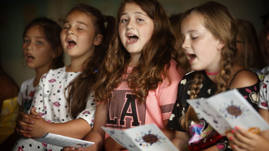 Chorprobe in Winnenden: Eine ganze Schule singt
