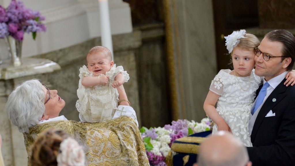Prinz Oscar von Schweden: Kurzer Schreckmoment bei der königlichen Taufe