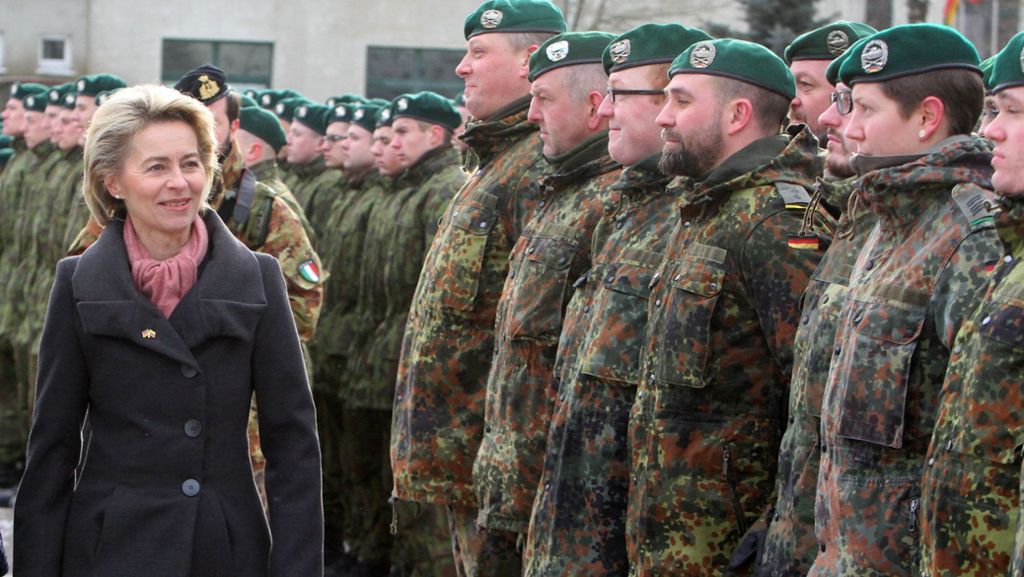 Bundeswehr darf weiter wachsen: Von der Leyen will bald 200 000 Soldaten kommandieren