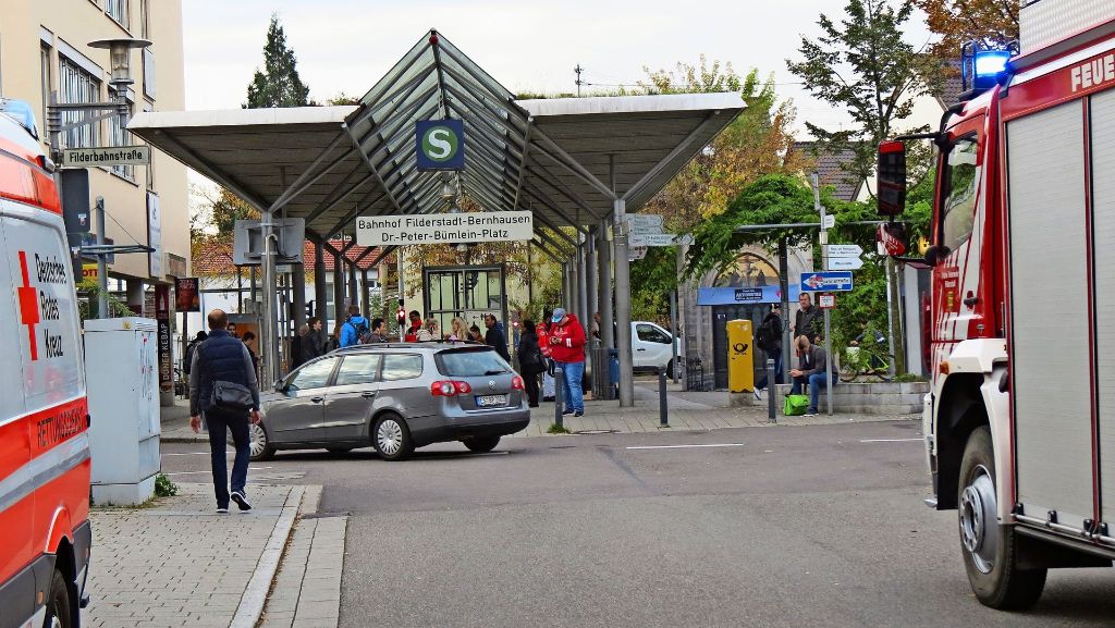 Filderstadt: Bahnhof wegen Fehlarm außer Betrieb