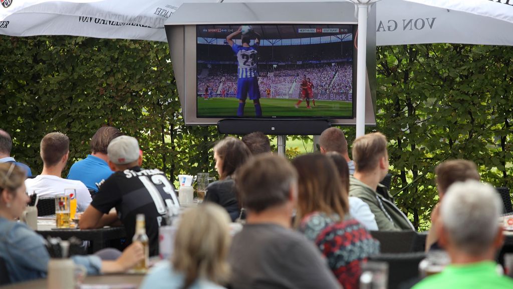 Fußballschauen in Stuttgart: So erlebten die VfB-Fans das Spiel im Palm Beach