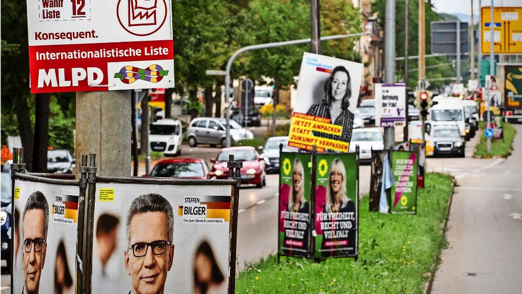 Wahlkampf im Wahlkreis Ludwigsburg: Gute Chancen haben nur CDU und AfD