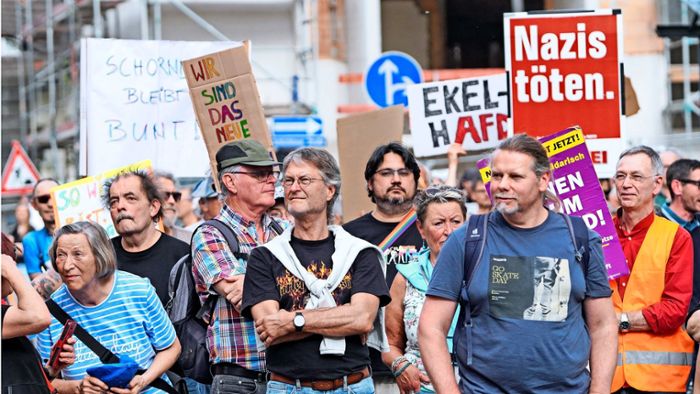 Kundgebung gegen AfD-Veranstaltung: Schorndorf wehrt sich weiter