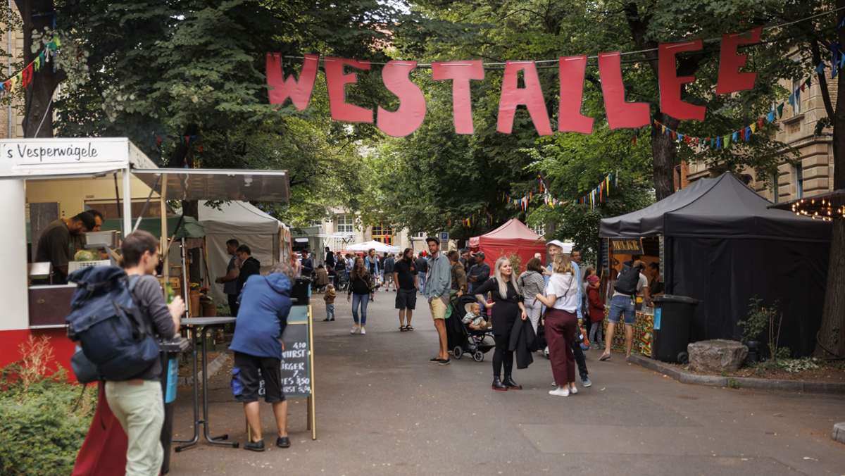 Fest im Stuttgarter Westen beginnt: Veranstalter erwarten Tausende auf der Westallee