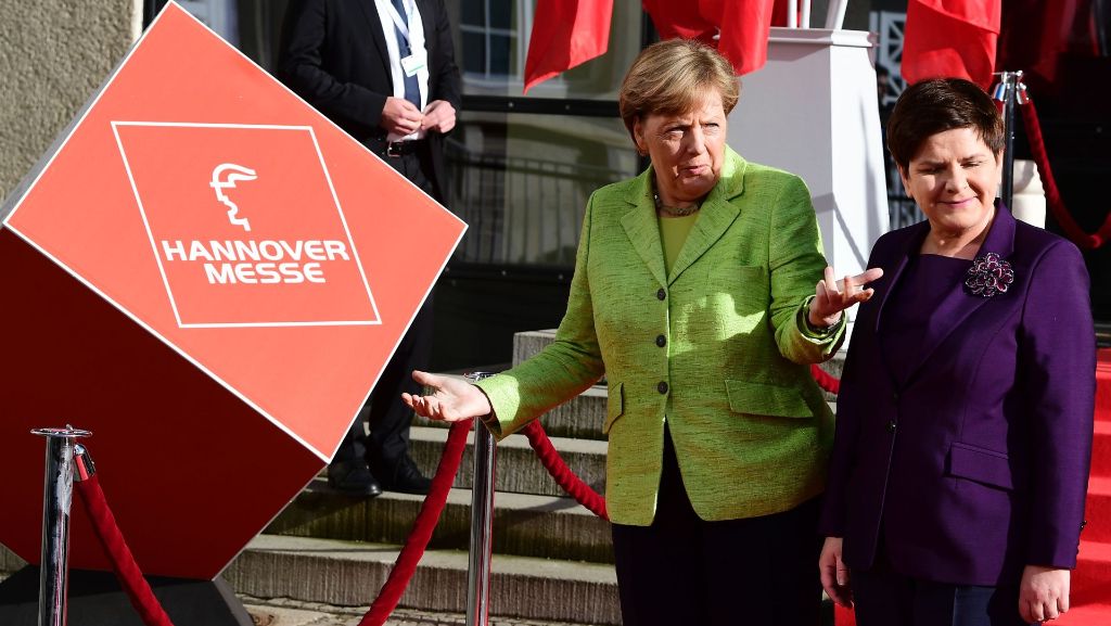 Merkel eröffnet Hannovermesse: Industrie fordert Forschungsförderung