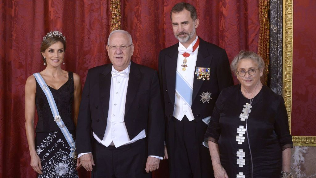 Royals bei der Arbeit: Festlicher Empfang im spanischen Königshaus