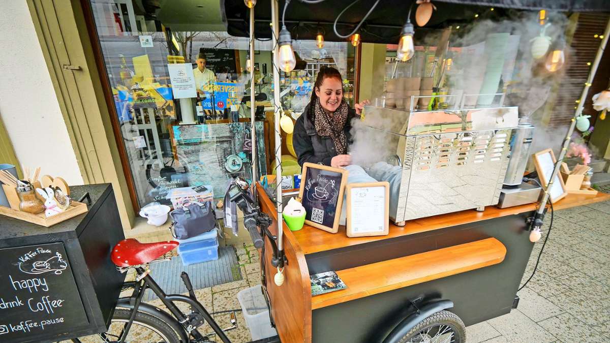 Genuss in Ludwigsburg: Mit der mobilen Kaffeebar in der Stadt unterwegs