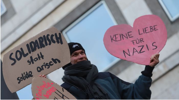 Stimmung auf der Straße: Deutsche Solidarität