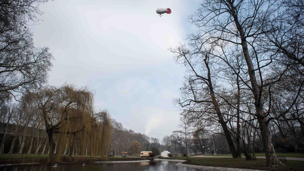 Unterer Schlossgarten in Stuttgart: Das hat es mit dem großen Ballon auf sich