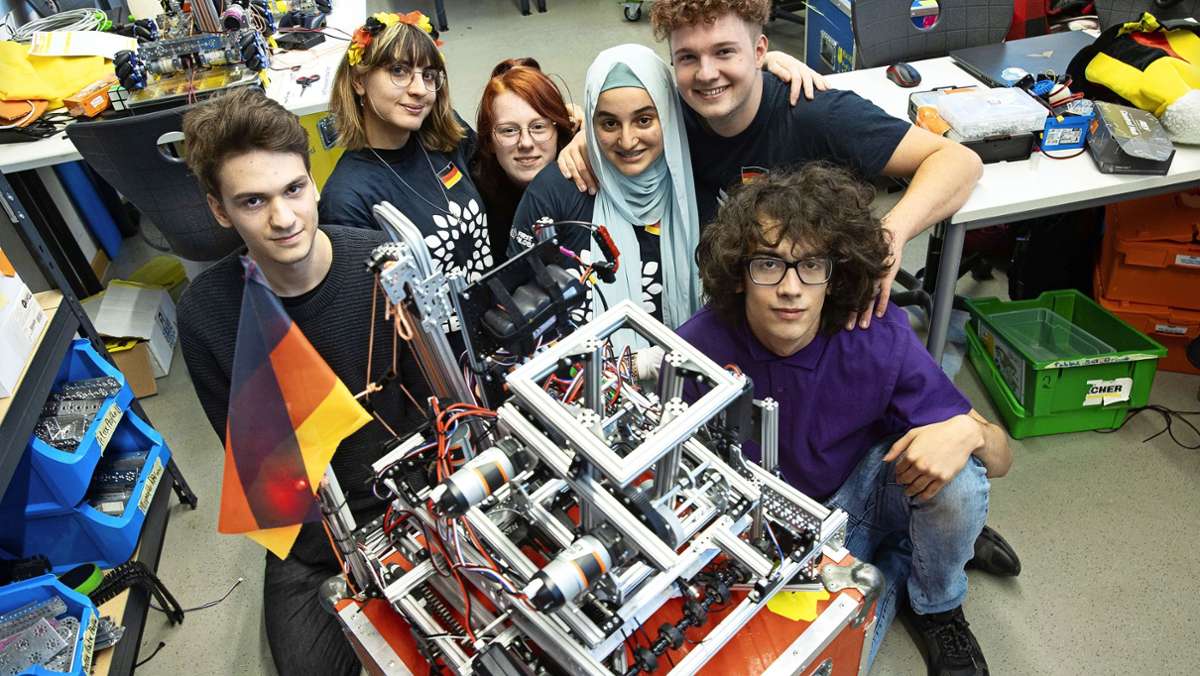 Schüler aus Stuttgart gewinnen Bronze: Roboterbasteln als Doping fürs Lernen