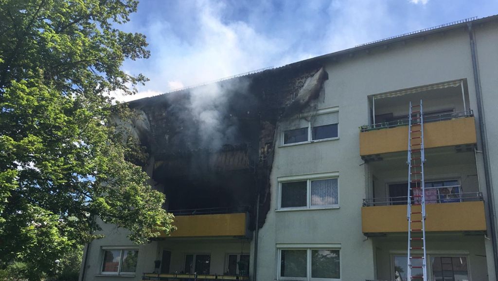 Stuttgart-Möhringen: Neun Verletzte bei Hausbrand