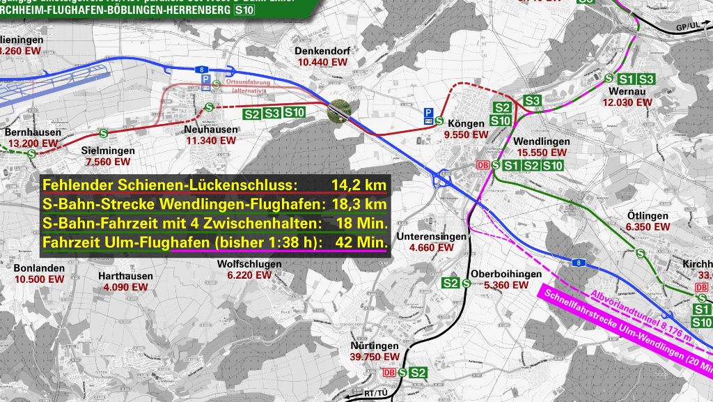 Schutzgemeinschaft Filder: Auf  der Gäubahn sollen S-Bahnzüge fahren