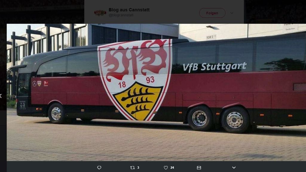 VfB Stuttgart: So sieht der neue VfB-Mannschaftsbus aus