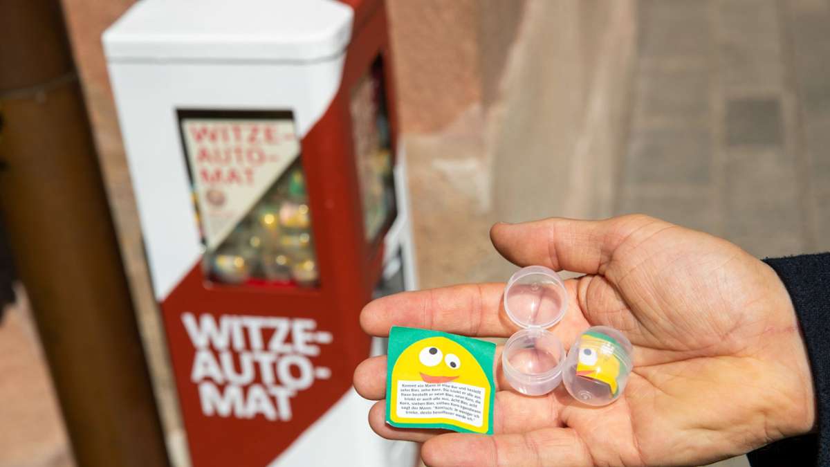 Nürnberg: Kein Spaß! - Witze-Automat gestohlen