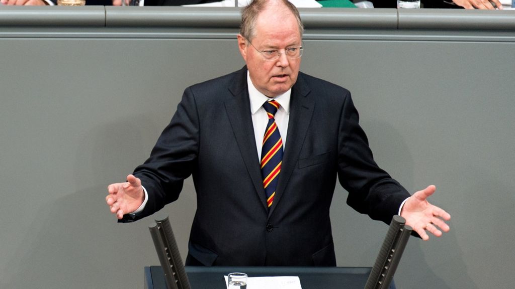 Ex-SPD-Kanzlerkandidat verlässt die Politik: Peer Steinbrück nimmt im Bundestag Abschied