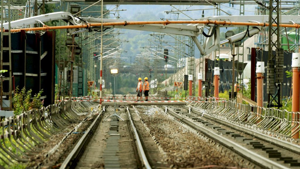 Nach Tunnel-Panne in Rastatt: Bahnmisere dauert wohl bis Mitte September