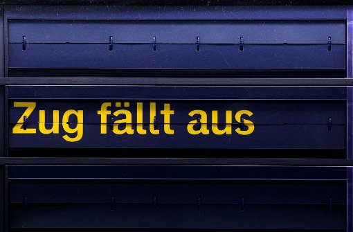 Threaten again strikes at the Deutsche Bahn? The trade Union EVG threatening . . . Photo: Reuters Central image
