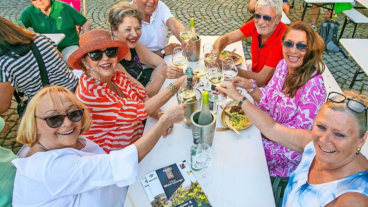 Feiern im Kreis Esslingen: Stimmungsvoller Auftakt der Wein- Lounge in Esslingen