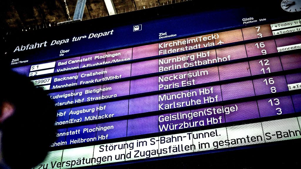 Verspätung und Zugausfälle in Stuttgart: Region erhöht die S-Bahn-Strafen