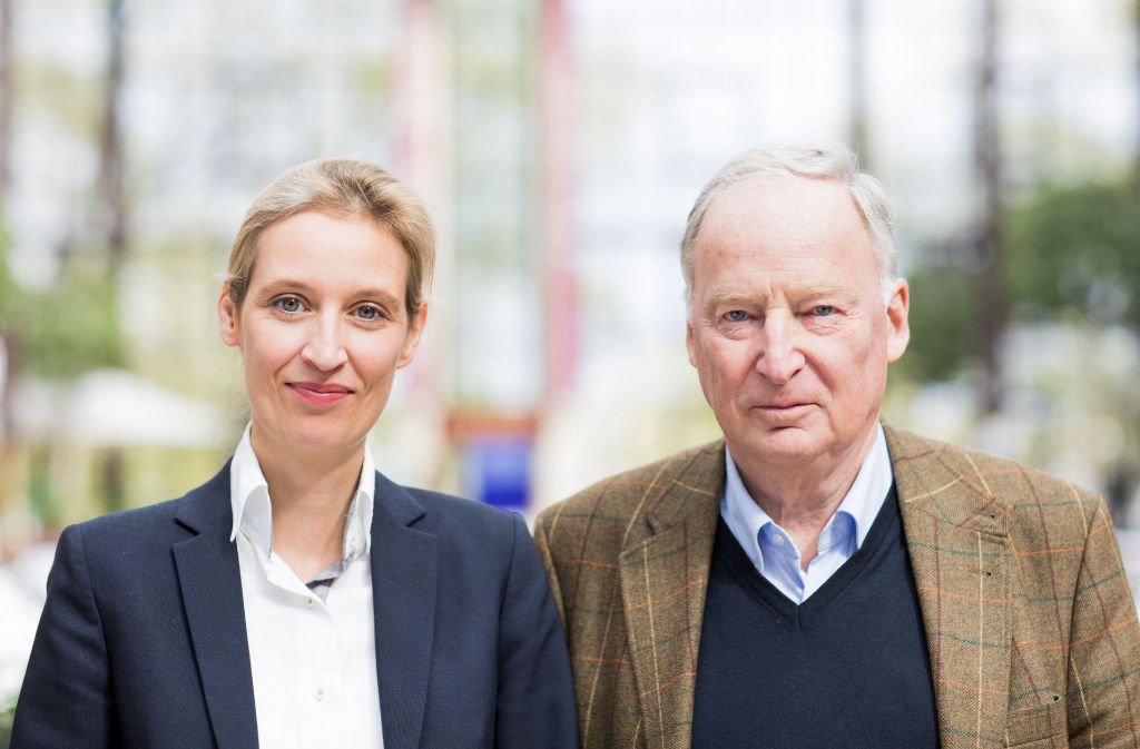 Auch die Alternative für Deutschland (AfD) hat eine Doppelspitze in den Bundestagswahlkampf geschickt: Alice Weidel und Alexander Gauland.
