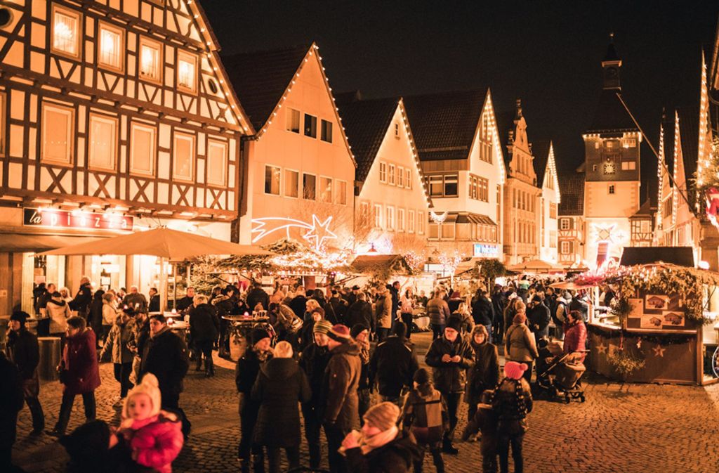 Auch in der Winnender Altstadt weihnachtet es sehr stimmungsvoll – dieses Jahr vom 29.11. bis 1.12.