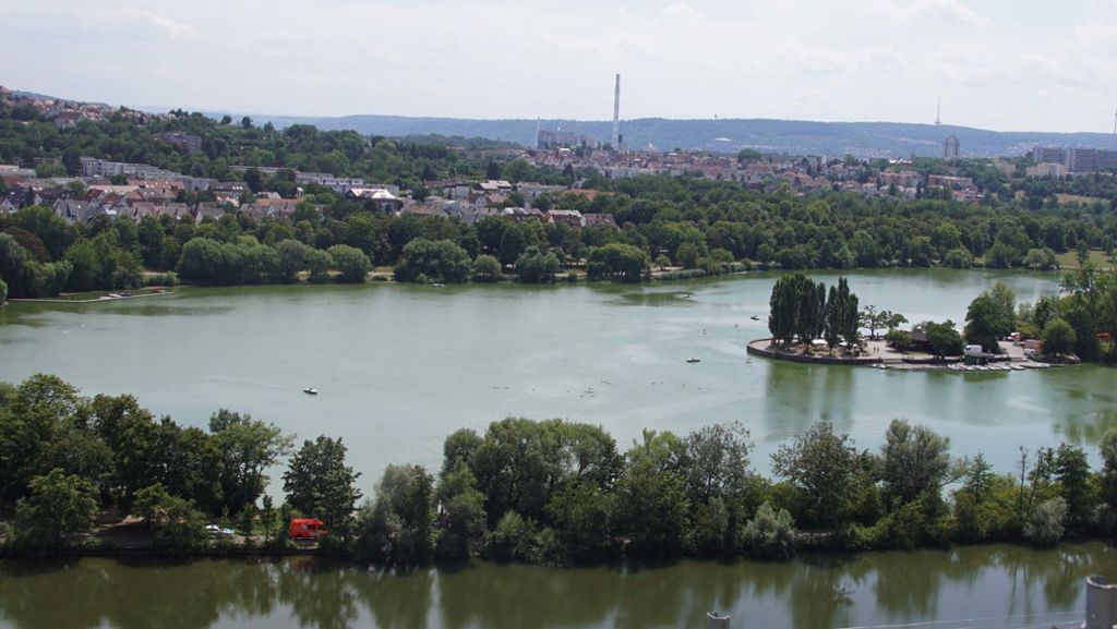 Max-Eyth-See in Stuttgart: Demnächst kommt  ein Mähboot zum Einsatz