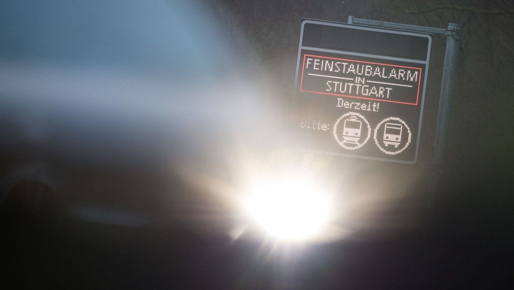 Feinstaub-Saison in Stuttgart: Hohe Schadstoffwerte drohen gleich zum Start