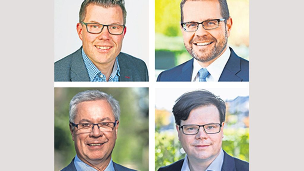 Bürgermeisterwahl Ebersbach: Drei Lokalmatadore und ein Auswärtiger