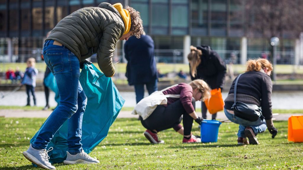 Clean Up Aktion in Stuttgart: Engagement für die Umwelt auch in der Freizeit