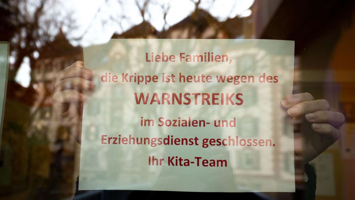 Streik in Stuttgart: Am Donnerstag  bleiben  landesweit Kitas geschlossen