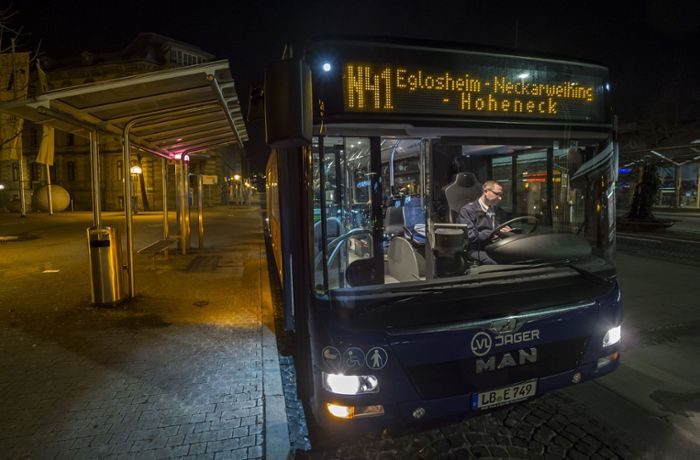 Nahverkehr im Kreis Ludwigsburg: Netz für Nachtbusse wird ausgeweitet