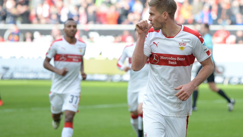 VfB Stuttgart gegen den SV Sandhausen: Terodde ballert den VfB zum Heimsieg