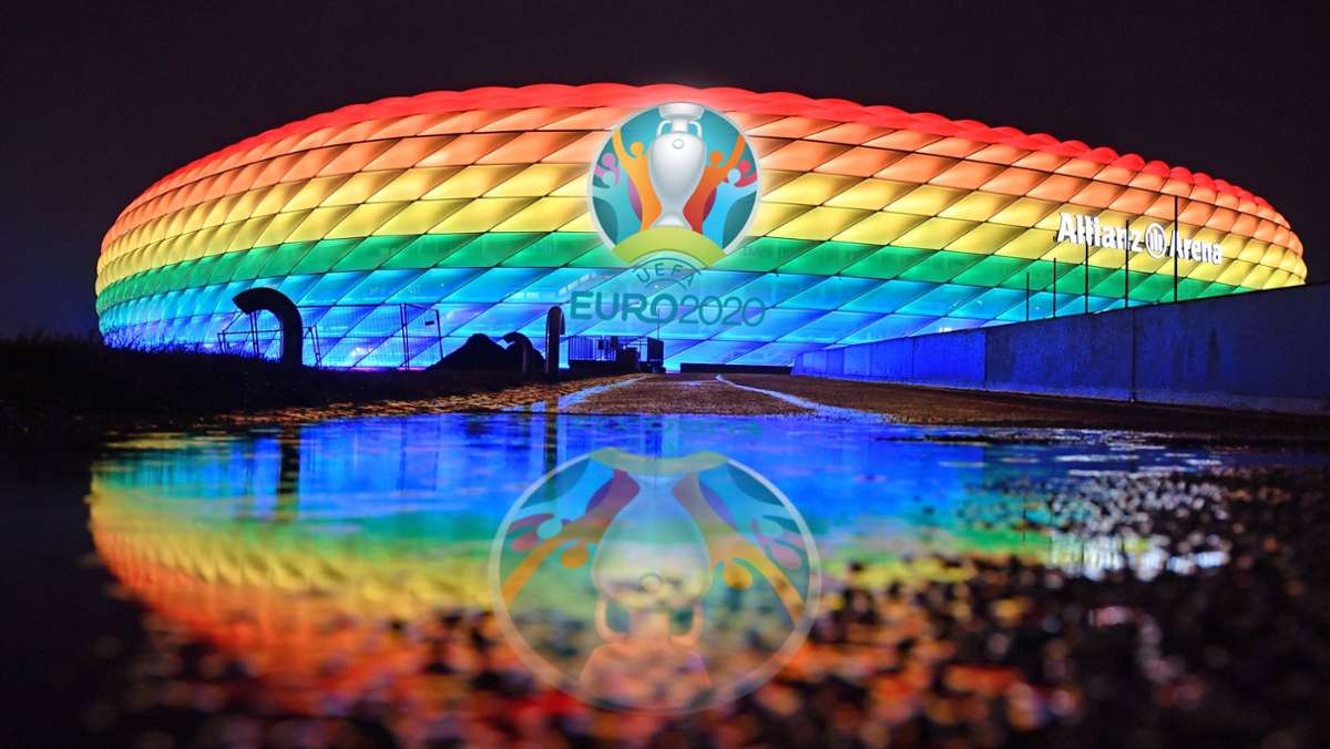 Deutschland bei der EM 2021: Stadion könnte gegen Ungarn in Regenbogenfarben leuchten
