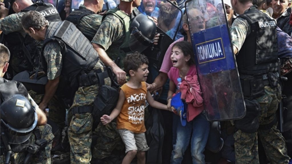Unicef-Foto des Jahres 2015: Zwei Kinder stehen für das Leid der Flüchtlinge