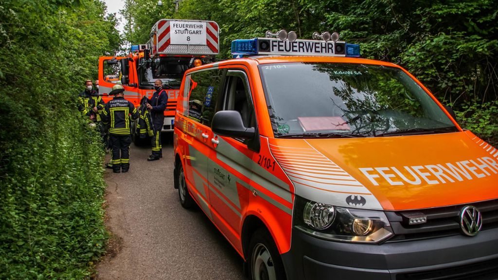 Unfall in Stuttgart-West: Jogger findet schwer verletzten Mountainbiker auf Waldweg