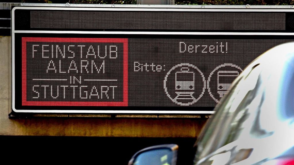 Stuttgarts OB Kuhn zur Luftqualität: Feinstaubalarm wird fortgesetzt