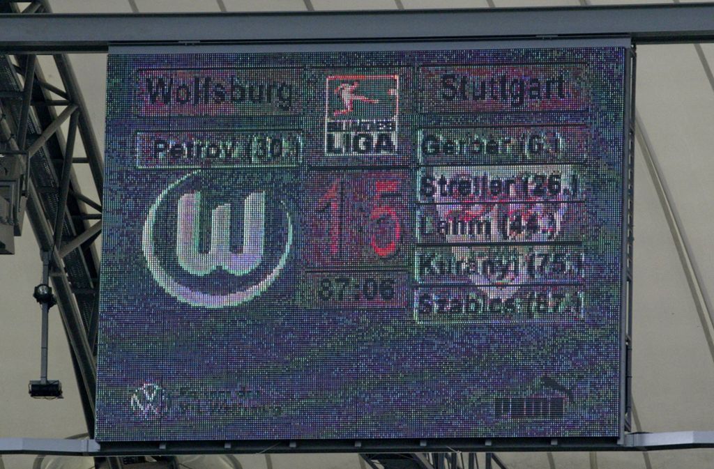 Der VfL Wolfsburg war gegen den Champions-League-Teilnehmer aus Schwaben sang- und klanglos untergegangen.