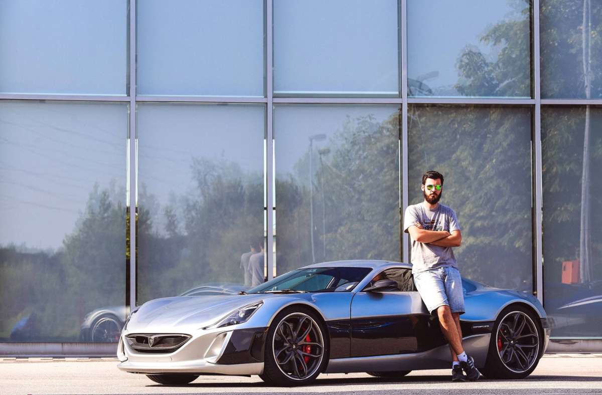 Mate Rimac sorgt mit seinen elektrischen Supersportwagen für Furore in der Autobranche. Künftig soll der Kroate auch die Nobelmarke Bugatti steuern. Foto: imago//ixsell
