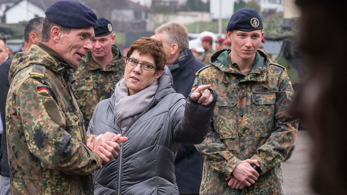 Annegret Kramp-Karrenbauer: Klimawandel fordert auch die Bundeswehr heraus