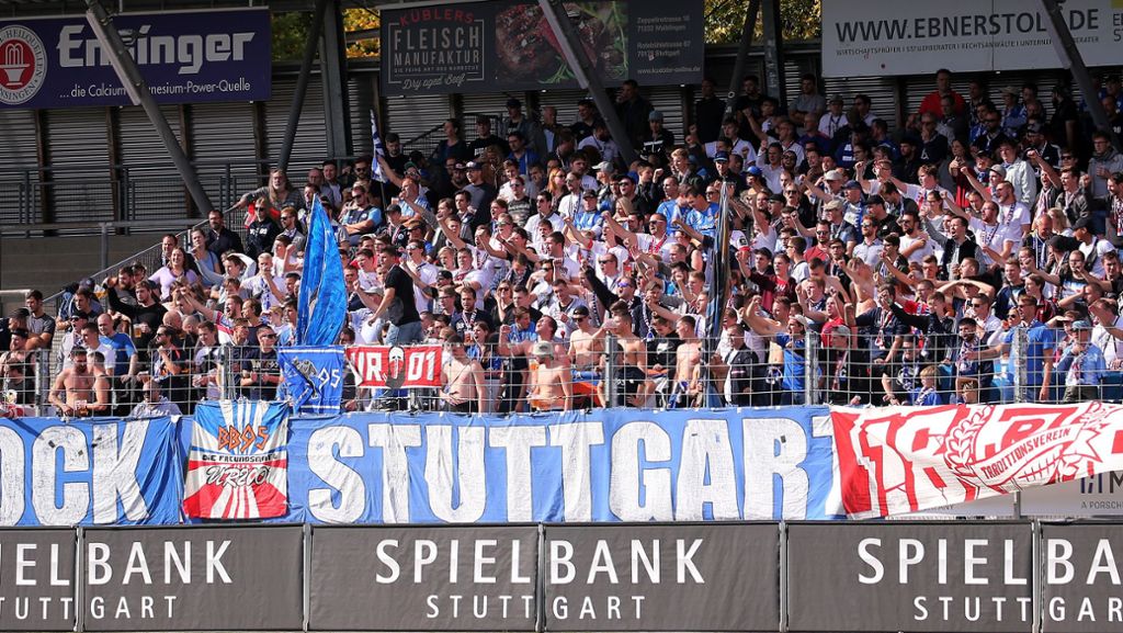 VfB Stuttgart gegen SSV Jahn Regensburg: Darum stuft die Polizei die Partie in die Kategorie gelb ein